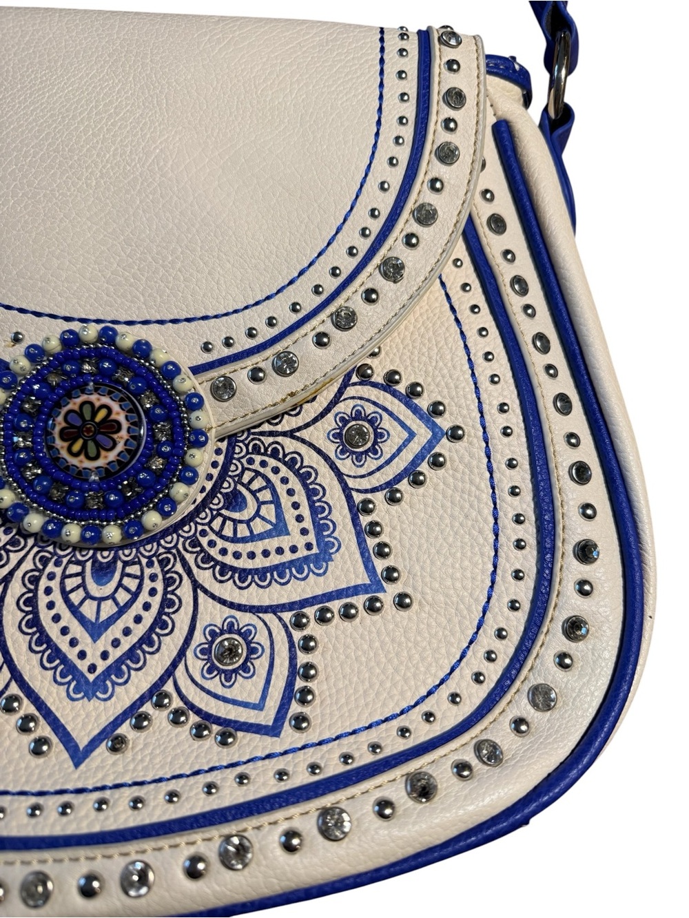 Montana West Embroidered Tribal Mandala Design Shoulder Bag - Picture 11 of 16